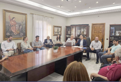 Reunión del alcalde con empresarios del Polígono Industrial